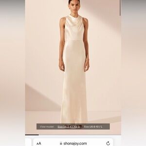 Shona Joy La Lune High Neck Maxi Dress brand new with tags